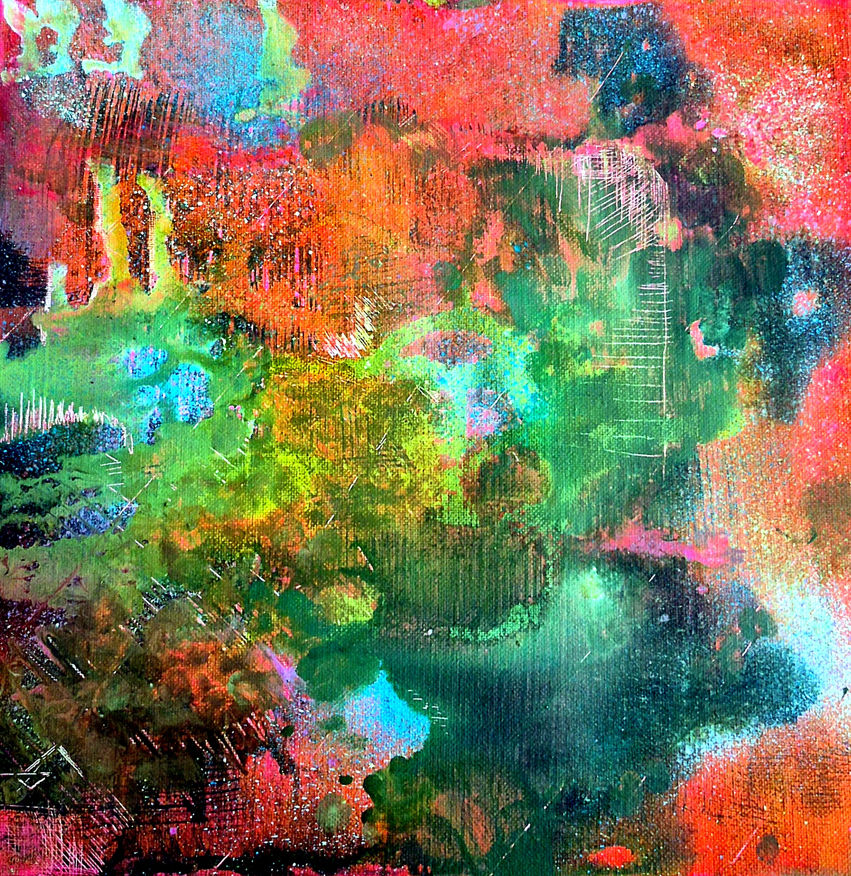 Coral Bloom, Green Heart